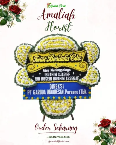 Papan Bunga Duka di Seraya Barat